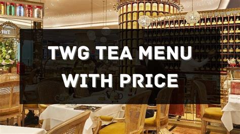 twg tea price.